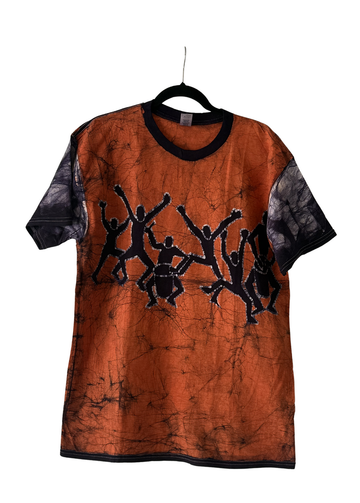 vintage Tee × African Batik Remake tunic adventure-shirt-african-batik-