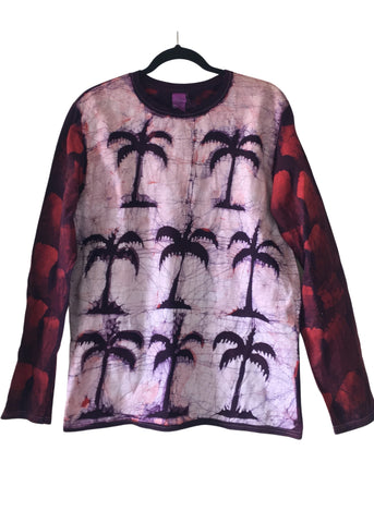 Palm trees long sleeves | Contemporary and Colorful Ensemble