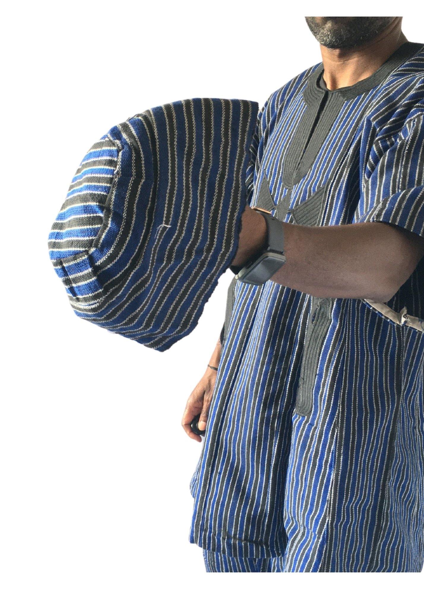 African Woven Tops and Bottoms Ensemble -Contemporary and Colorful Ensemble-African apparel and accessories