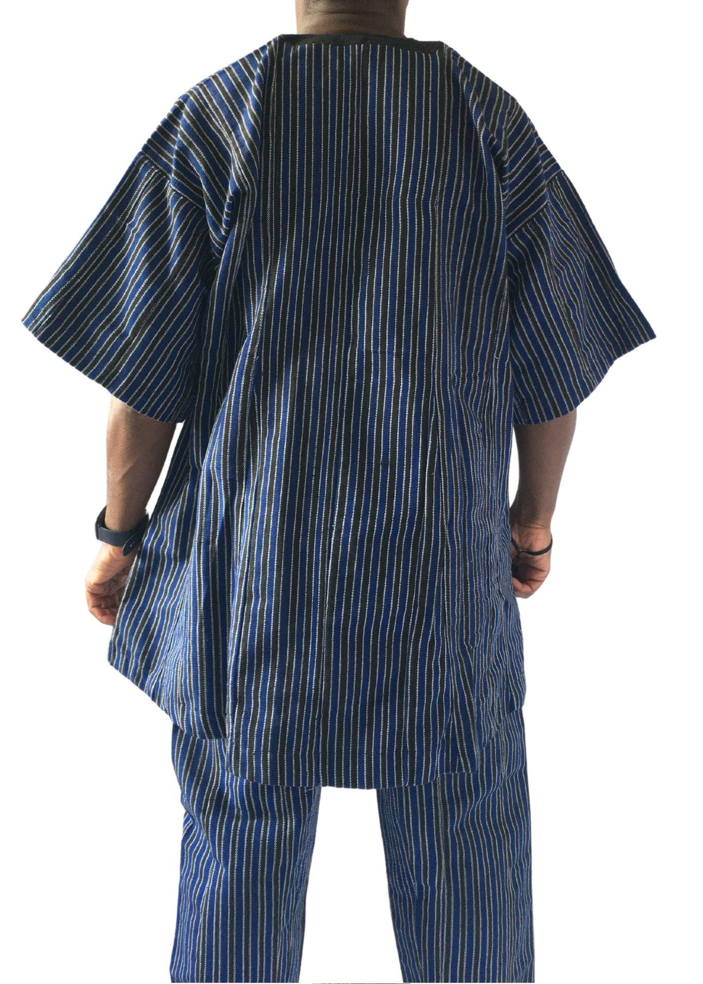 African Woven Tops and Bottoms Ensemble -Contemporary and Colorful Ensemble-African apparel and accessories