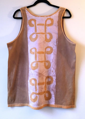 Batik Tank Top MPATAPO Designs -Contemporary and Colorful Ensemble-African apparel and accessories